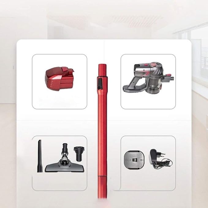 Wireless Vacuum Cordless Vacuum Cleaner Powerful Suction Brushless Motor Stick Vacuum for Home Hard Floor Carpet Car Pet