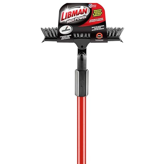 Libman Swivel Grout &amp Scrub Brush