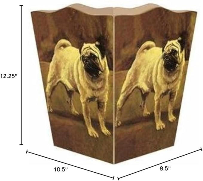 Marye-Kelley WB125-Pug Wastepaper Basket