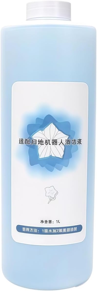 1L Large Capacity Vacuum Cleaner Floor Cleaning Solution Compatible With ECOVACS Deebot N9＋T10 OMNI/T10 TURBO/X1 OMNI/X1 TURBO Quick Floor Cleaning Solution(1L 1pcs)