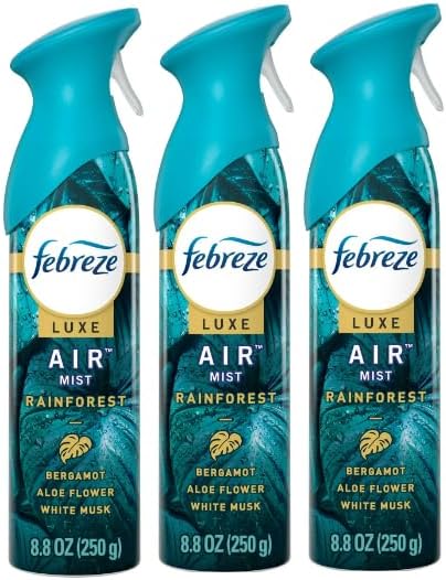 F.e.b.r.e.z.e Air Freshener - LUXE LIMITED EDITION - 3 Ct 8.8 Fl oz (Rainforest)