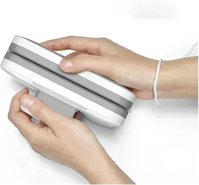 Magnetic Glass Brush Double Side Cleaning For Window Windows Tool Thickness 3-35mm(WHITE2)