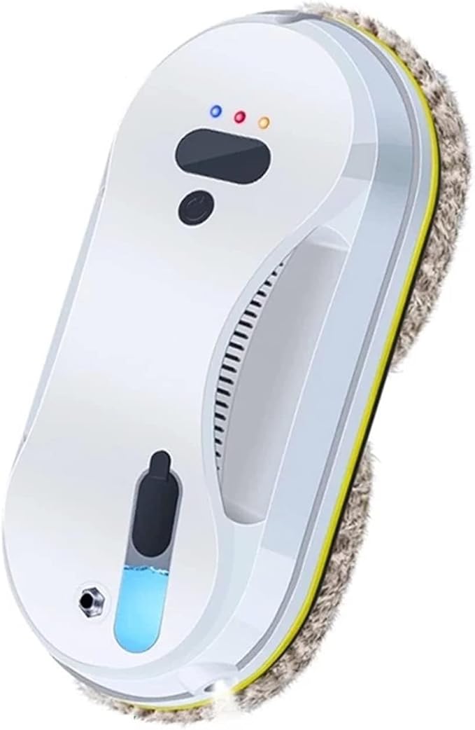 Smart Glass Cleaning Robotic Smart Water Spray Dust Removal Window Cleaner Robot Frame Recognition 5600Pa High Suction Anti-Drop Glass Window Cleaning Machine Low Noise for Interior Exterior