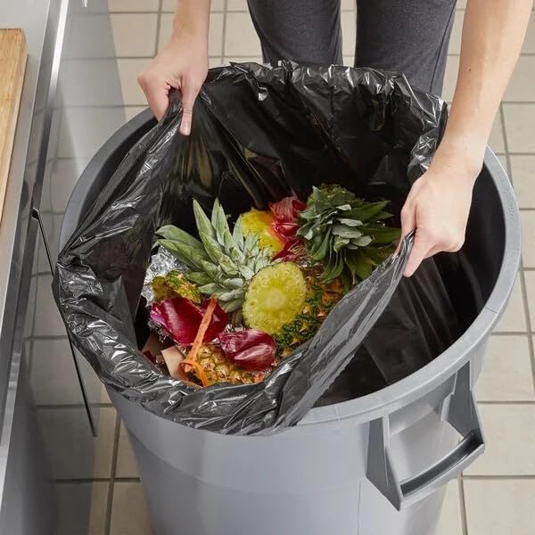 55 Gallons Trash Bag - Black 1.3 Mil 38 X 58 100/Case