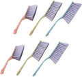 6pcs Thickened Hollow Handle Dusting Brushes Set for Sofa and Bed Cleaning Household Multi-Color Cleaning Tools with Sturdy Bristles for Furniture and Upholstery Maintenance
