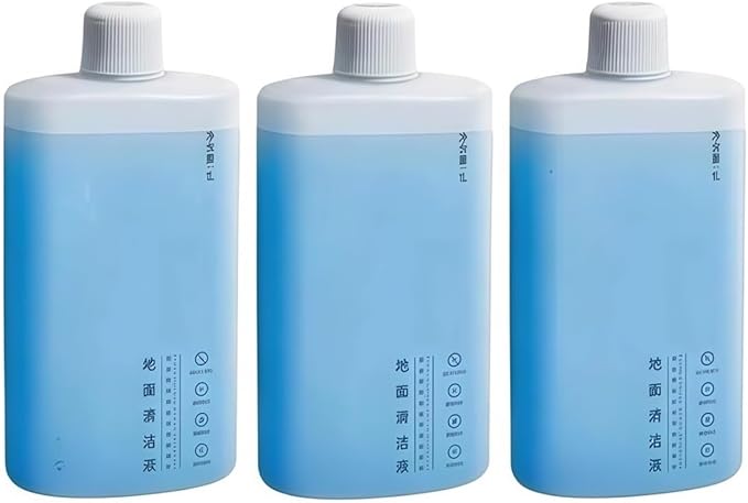 1L Large Capacity Floor Cleaning Solution Compatible With Roborock. S7 S8 S8 PLUS S8+ S8 Pro Ultra Parts Rapid Cleaning Liquid For Robot Vacuum Cleaner(3pcs)