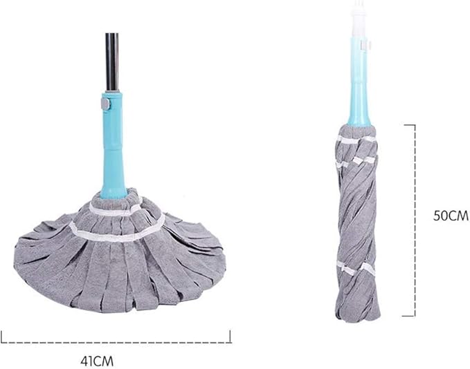 Microfiber Mop Dust Mops Washing Mop Hand-Free Floor Cleaning with Removable Washable Heads Product and Packaging Upgrade