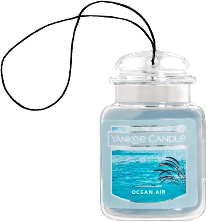 Yankee Candle Car Air Fresheners Island Drive Variety Pack1 Bayside Cedar 1 Coconut Beach 1 Iced Berry Lemonade 1 Ocean Air 1 Pink Sands and 1 Sun &amp Sand 0.96 OZ (Pack of 6)