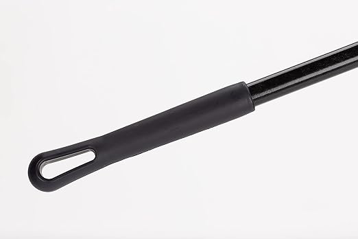 SPARTA 41225EC03 Fiberglass Broom Handle Mop Handle Replacement Handle With Acme Threaded Tip For Commercial Cleaning 48 Inches Black