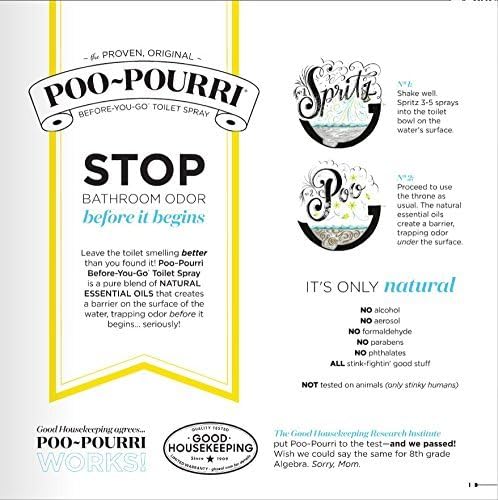 Poo-Pourri Before-You-Go 16 Ounce Refill Bottle Lavender Vanilla