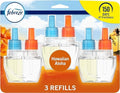 Generic F.e.b.r.e.z.e Odor-Fighting Fade Defy PLUG Air Freshener Refill Hawaiian Aloha (3) .87 fl oz Oil Refills Orange