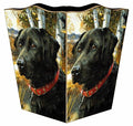 Marye-Kelley WB121- Black Lab Wastepaper Basket