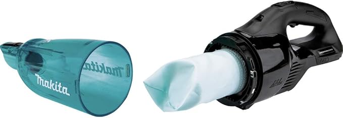 Makita XLC03ZBX4 18V LXT Lithium-Ion Brushless Compact Cordless Vacuum Trigger w/Lock Tool Only Black