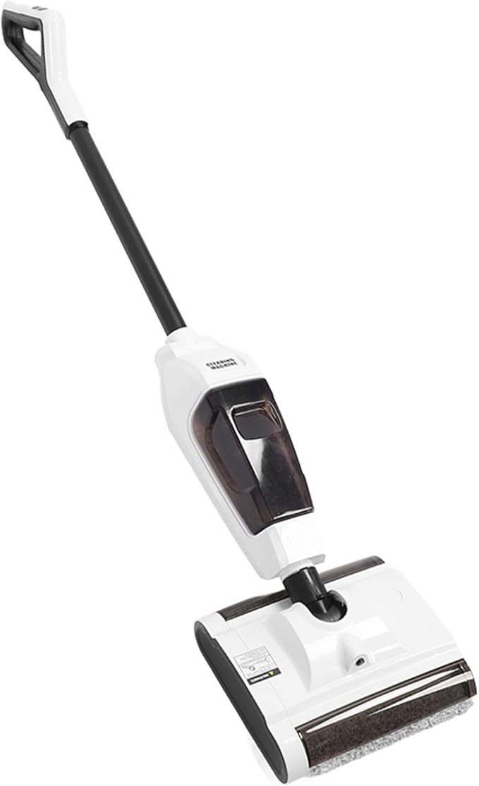CHICIRIS Cordless Vacuum Mop Dual Rollers Wet Dry Floor Cleaner with 2 Speed Levels and Automatic Disk for Home Rug Carpet