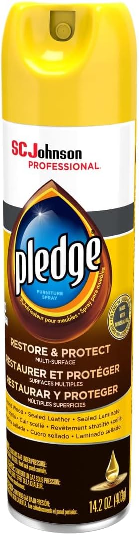 SC Johnson Professional Pledge Revive It Moisturizes and Revitalizes Surfaces Aerosol 14.2 Oz (Pack Of 6)
