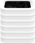 6 Pack Trash Bag Refill Rings for Self Sealing Smart Trash Can Replacement Waste Bags Supports Approximately 180 Uses Compatible for T1/T1S/T Air