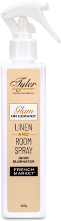 Tyler Candle Company - Spray On Demand - French Market fragrance - 227g / 8oz Clear