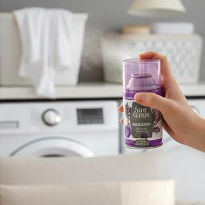 1 - (5 Pack) Automatic Spray Refills – 4.5 oz Each Lavender Scent Air Freshener Refill for Automatic Dispensers – Long Lasting Room Freshener Spray Home Bathroom &amp Office Odor Eliminator