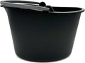 Rocky Mountain Goods Oblong Mop Bucket - Large 11 qt Utility Bucket for Mops Scrubs Brushes or Other Cleaning Tools - Made of Recycled Plastics