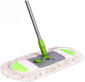 MopDust Mop Cotton with Stainless Steel Threaded Long Handle and Metal Frame