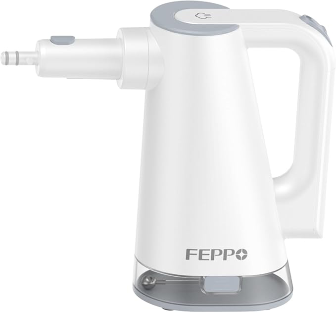 FEPPO Steam Mop Host - Detachable Handheld Steam Cleaner Powerful Floor &amp Home Steamer for Hardwood Tiles Grout Windows Kitchen &amp Bathroom Cleaning