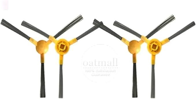 MIUYTRN Robot Vacuum Cleaner Accessories 800T 820S C30B Parts Main Roller Side Brush Mop Cloth cuicui(4 Side Brush)