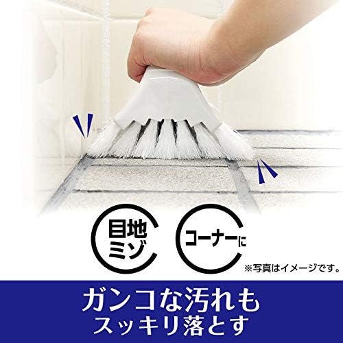 15 cm Width Bathroom Cleaning Brush White App 11.5 H x 7.8 W x H Corner Bath Brush Works Tile Floor Grout for BT – 120