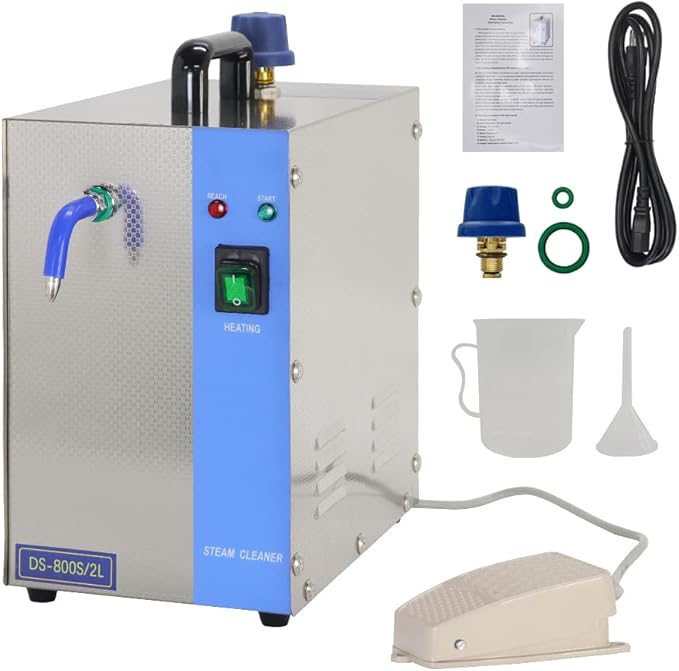 HNZXIB Jewelry Steam Cleaner 2L/1300W Gold and Jewelry Cleaner Machine Goldsmith Equipment Tools