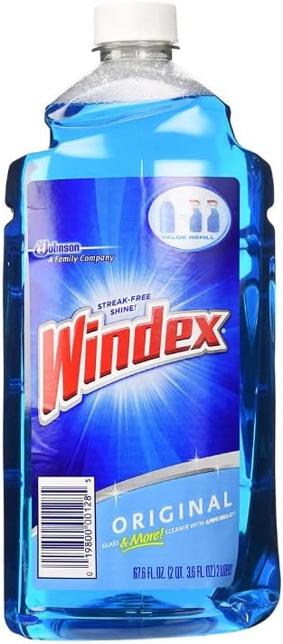 Windex Glass Cleaner Original (67.6 Fl Oz (Pack of 8))