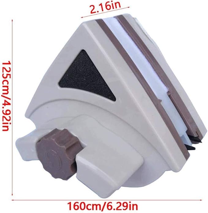 Double-Sided Magnetic Glass Wiper Cleaner Five-Gear Adjustable Magnetic Force for Window Cleaner Wiper Glass Washing Cleaning Tool Brush
