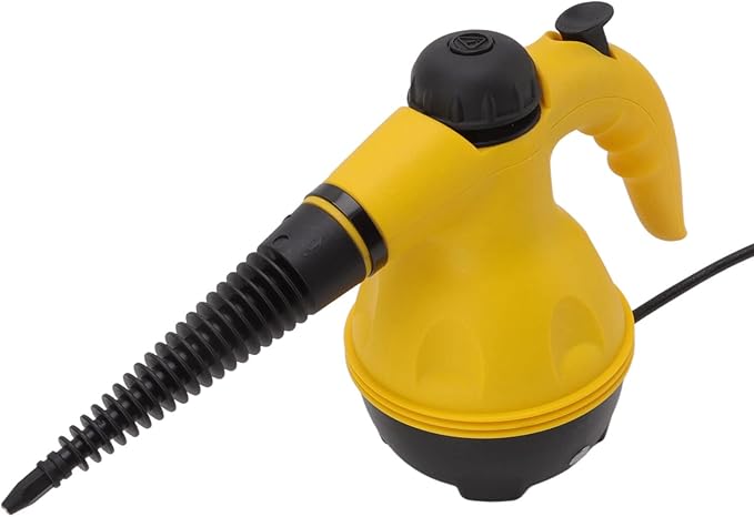 Handheld Steam CleanerHigh Temperature Portable Electric Pressurized Steam Cleaner Tool1000W Household Steams clean for Tile Grout Windows Bathrooms Kitchen Auto Stoves (US Plug 110V)