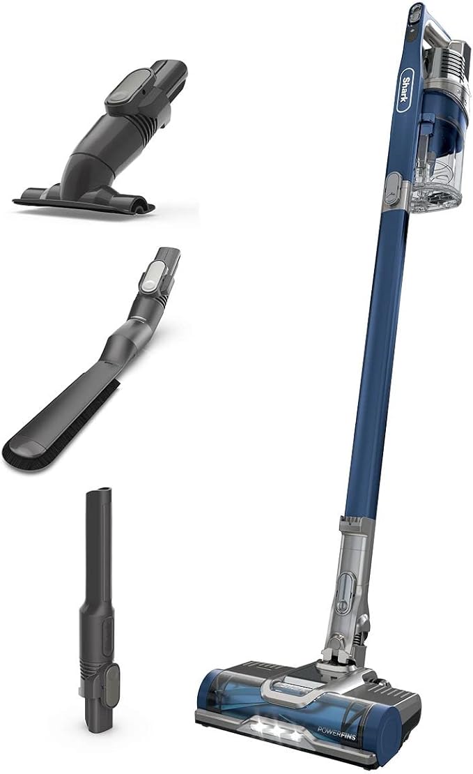 Shark IZ361H Cordless Pet Plus Stick Vacuum with Anti-Allergen Complete Seal Blue (Renewed)