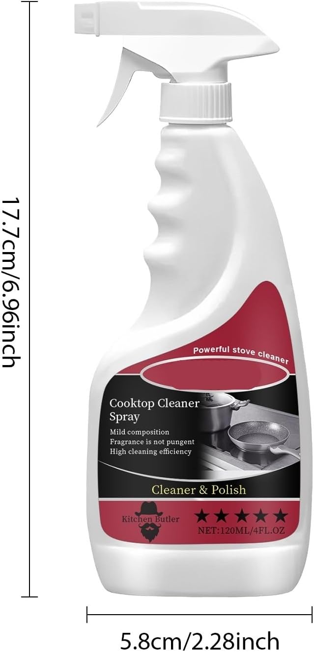 Cookware Foam Cleaner - Heavy-Duty Degreaser For Kitchen Stoves Utensils Removes Black Scum &amp Grease(3PCS)