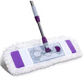 Mop - Microfiber Hardwood Floor Mop Stainless Steel Handle Reusable Flat Mop Pads
