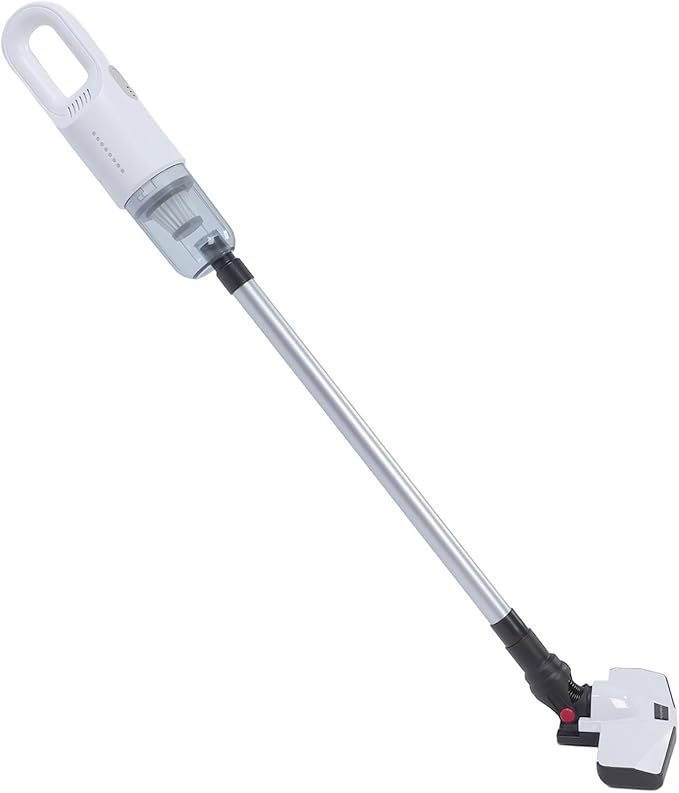 Focket Cordless Vacuum Cleaner Powerful Efficient 2 Gear Multifunctional Vacuum Cleaner for Hard Floors (White)