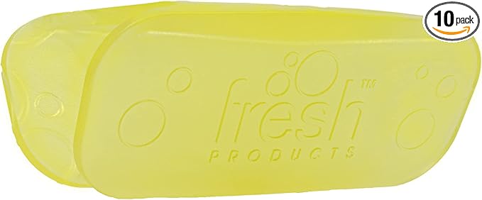 Fresh Products Eco Air Clip 2 Sided Air Freshener Clip for Small Spaces Under Sinks Cupboards Closets Chemical Free Natural Oils Lasts 30 Days Made in the USA Citrus 10 pk