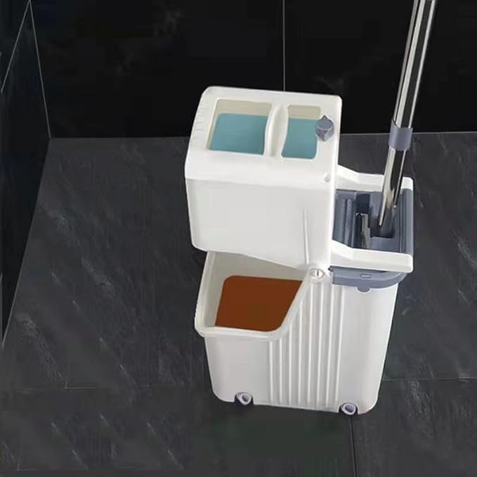 Hand Free Mop Household Tile Flat Separate