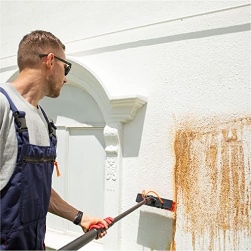 Glass Cleaning Brush Home Water Fed Telescopic Pole Kit Solar Panel Brush Rotating for Photovoltaic Panel3.6-10.8M Water Fed Telescopic Cleaner Brush Window Cleaning Equipment Water Fed S