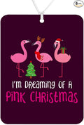 Flamingo Car Freshener Set of 6 - Christmas Themed Car Air Freshener - Animal Air Freshener for Car