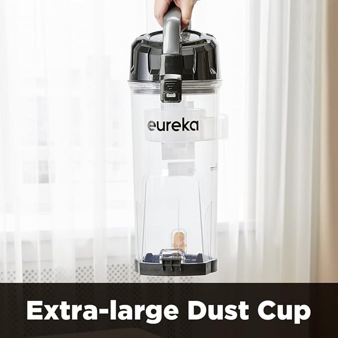EUREKA PowerSpeed Lightweight Powerful Upright Vacuum Cleaner for Carpet and Hard Floor Pet Turbo BlackYellow