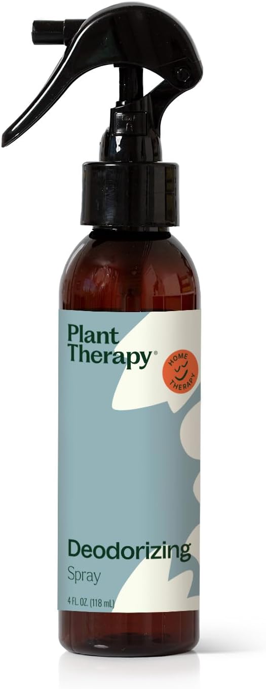 Plant Therapy Deodorizing Powder 16 oz &amp Deodorizing Room Spray 4 oz Quick On-The-Go Freshness Safe &amp Gentle for Everyday Use Free from Harsh Chemicals &amp Synthetic Fragrances