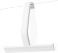 dancemoon JustHang Shower Squeegee for Glass Doors All-in-One Piece Silicone Squeegee with Built-in Hook for Bathroom Window Mirror Tile Wall Car Streak-Free Bathroom Cleaner Tool10 Inch White