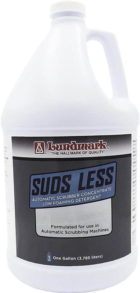 Lundmark Suds Less Low Foaming Cleanser for Floor Machines 1-Gallon 3278G01-4 (M-3278G01-4)