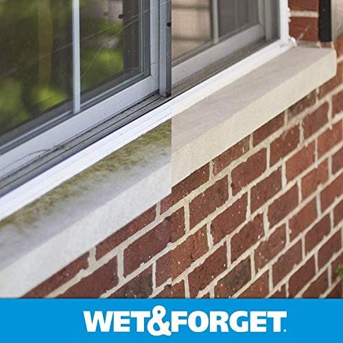 Wet &amp Forget Outdoor Moss Mold Mildew &amp Algae Stain Remover Multi-Surface Cleaner Ready to Use 64 Ounce
