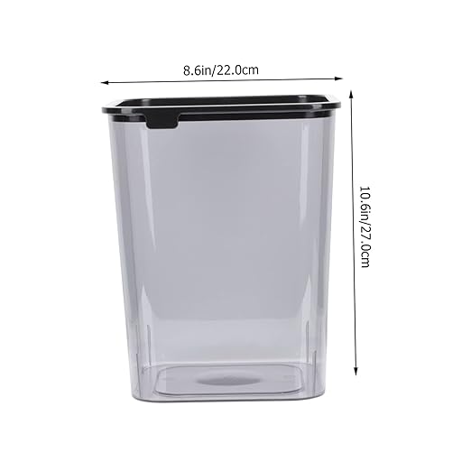 Square Trash Can Small Wastebasket for Bedroom and Bathroom Lightweight Plastic Garbage Container Modern Design for Home and Office