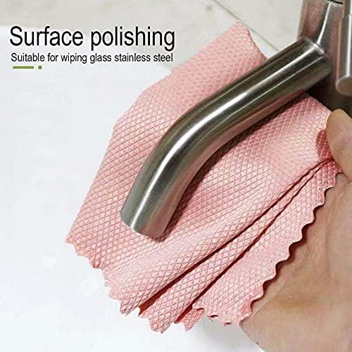 5/10 Pcs Special Fish Scale Wipes for Glass Cleaning Housework Cloth No Water Mark Lint Free