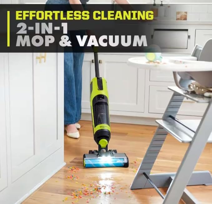 PBLSV747K Fits For RYOBI HP 18V Cordless SWIFTClean Wet/Dry Stick Mop and Vacuum Kit with 4.0 Ah Battery and Charger