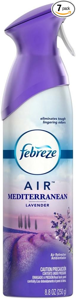 Febreze Air Refresher Mediterranean Lavender 8.8 oz (Pack of 7)