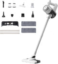 Lightweight and Versatile Cordless Wet Dry Vacuum Cleaner 5 in 1 18Kpa 8000mah Battery Handheld Vacuum Cleaner All in One Vaccums for Hardwood Floor/Carpet/Pet Hair/CarWhite