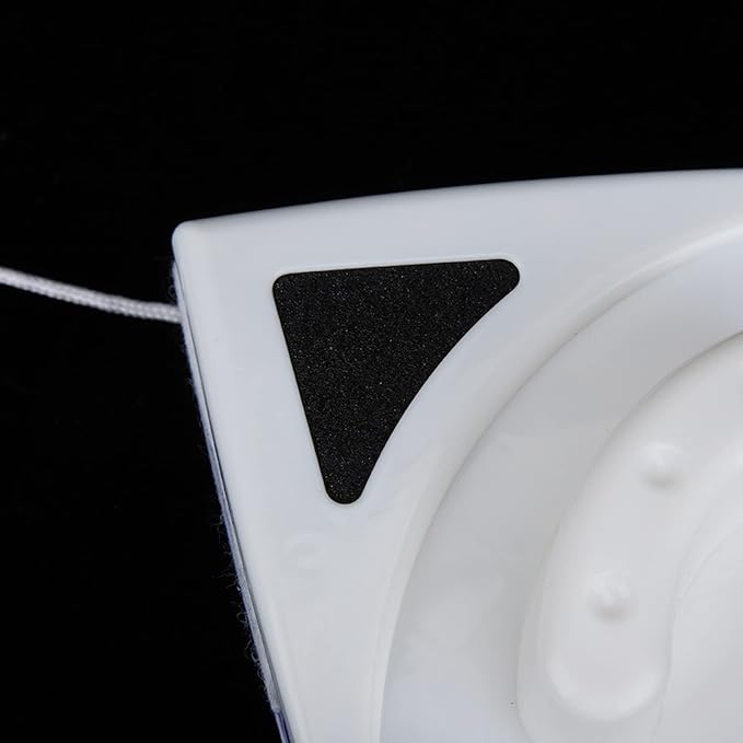 Magnetic Brush Cleaner Double Side Window Glass Tool. Easy to Strong Absorption. RUB Corners with The trilateral Design Easy scrubbing with The Magnetic Design. Double